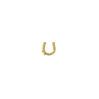 Alex Monroe Teeny Tiny 18carat Yellow Gold Horseshoe Single Stud Earring